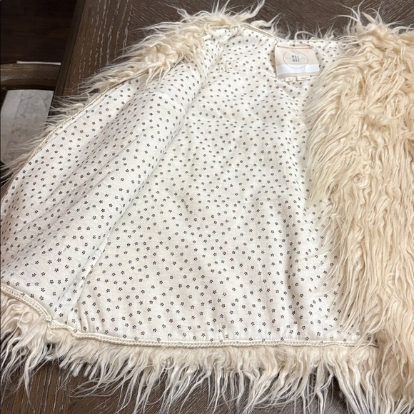 Anthropologie Hei Hei ivory faux fur plush fuzzy vest Size M - Picture 12 of 17